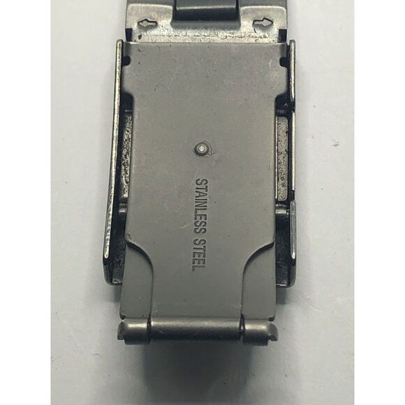 Authentic Fossil Watch Bracelet Parts Partial Band Clasp Links Grey 20mm FK87 - Picture 5 of 9